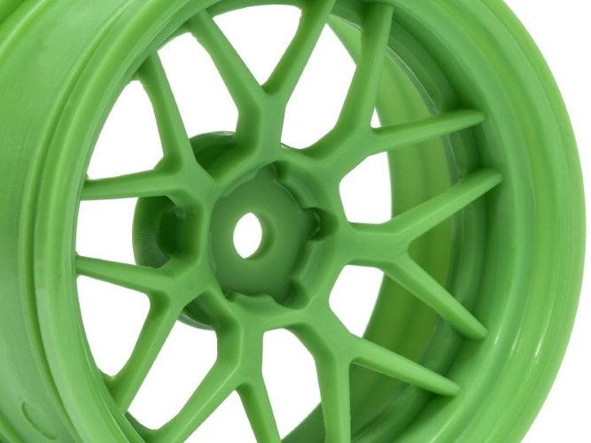 Hpi Racing 116531 Tech 7 Wheel Green 52X26X+6mm Offset (2) RS4 Sport 3 - PowerHobby