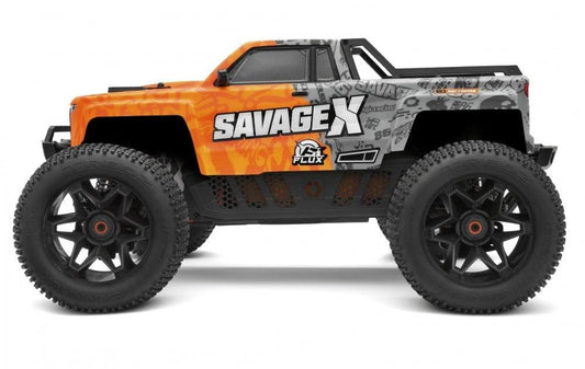 Hpi 160101 Savage X FLUX V2 1/8th 4WD Brushless Monster Truck - PowerHobby