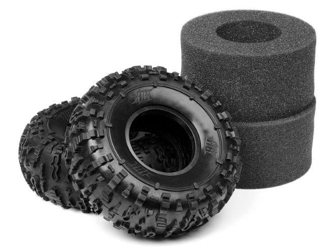Hpi 67772 Rover Tires White Rock Crawler Crawler King (2) - PowerHobby