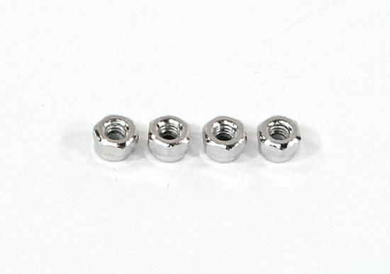 HPI Z661 Lock Nut M2.6 Silver (4Pcs) Savage Blitz HB Super Pulse Firestorm - PowerHobby
