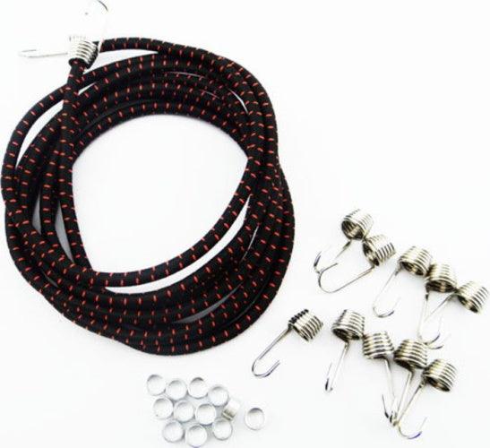 Hot Racing ACC468K21 1/10 Scale Bungee Cord Kit Black/Red - PowerHobby