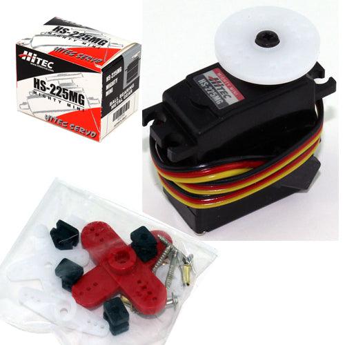 Hitec HS-225MG Mighty Mini / Micro Metal Gear BB Servo HS225MG - PowerHobby