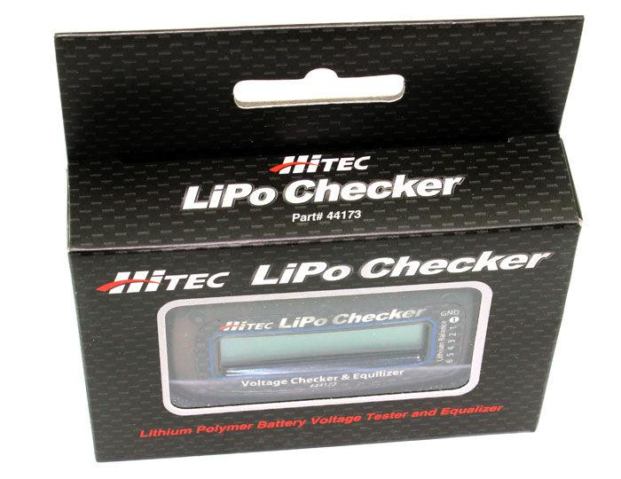 Hitec 44173 Lipo Battery Checker and Balancer - PowerHobby