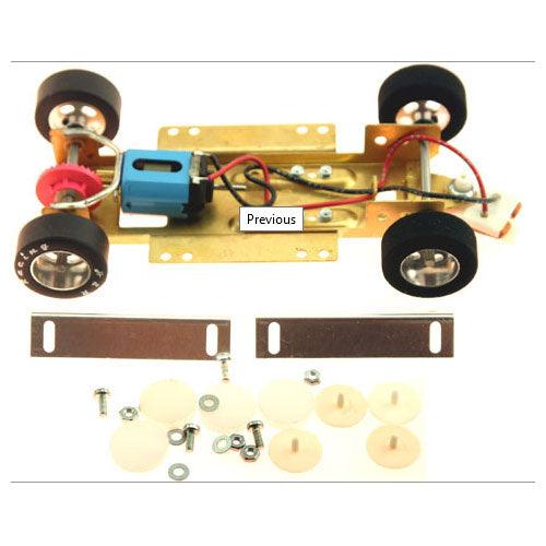 H&R Racing HRCH10 1/24 Chassis Slot Car Silicon Tires Hawk 18K - PowerHobby