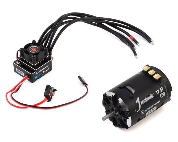 Hobbywing XERUN XR10 Justock G3 ESC Justock G2.1 Sensored Brushless Motor 17.5T - PowerHobby
