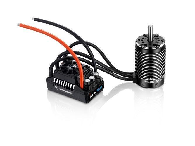 Hobbywing EZRun MAX6 V3 ESC & Motor Combo w/5687SL 1100kV Brushless - PowerHobby