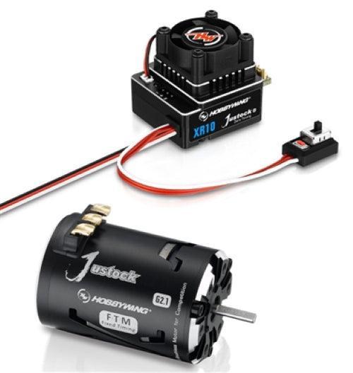 Hobbywing XERUN XR10 Justock G3 ESC Justock G2.1 Sensored Brushless Motor 21.5T - PowerHobby