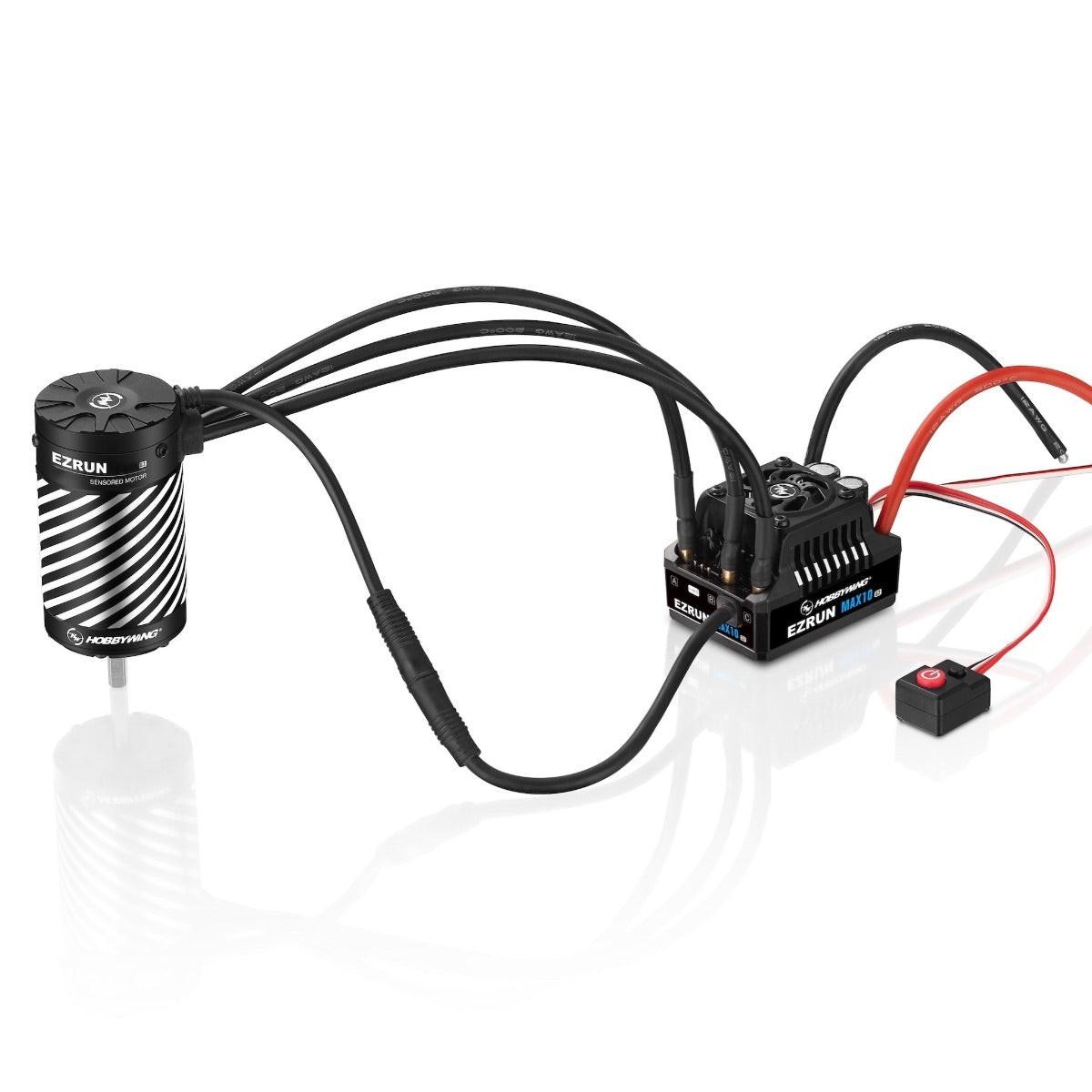 Hobbywing Combo Max10 G2 140A ESC + 3665 (2400KV) G3 Motor - PowerHobby
