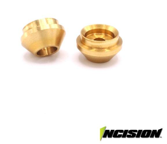 Vanquish IRC00219 Brass Lower Spring Cup for Incision Shocks - PowerHobby