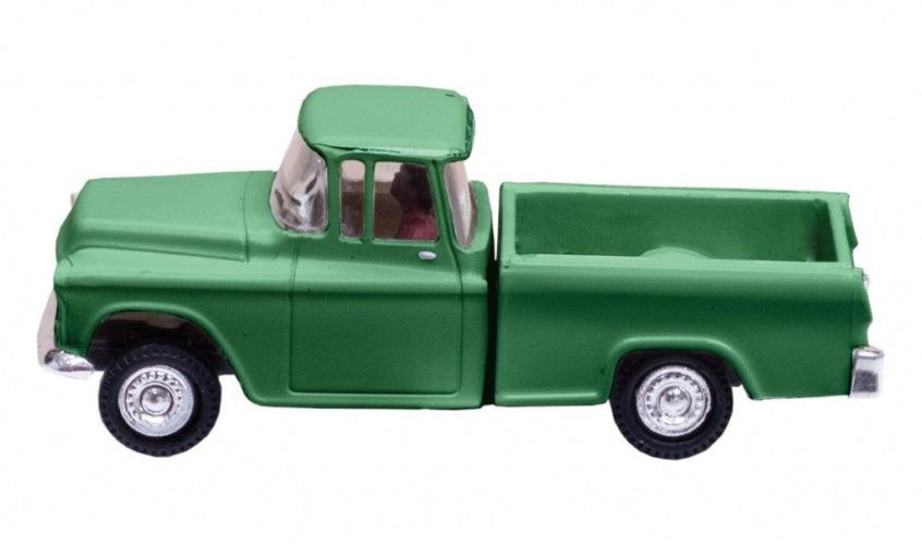 Woodland Scenics JP5610 N Scale Green Pickup Truck - PowerHobby