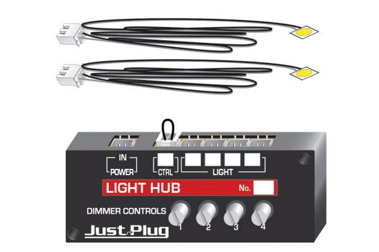 woodland Scenics JP5700 Lights & Hub Set - PowerHobby