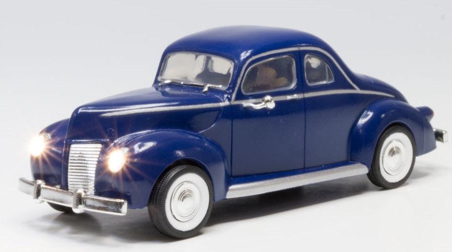 Woodland Scenics JP5978 O Scale 20mA Blue Coupe Vehicle - PowerHobby
