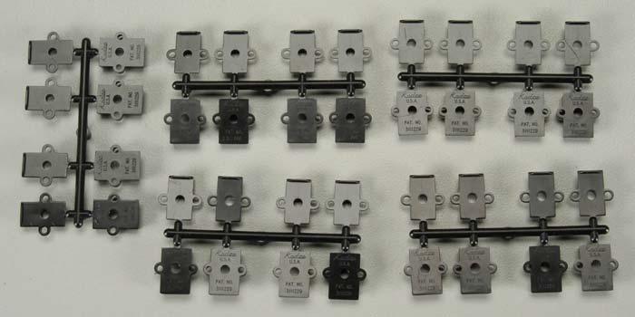 Kadee #232 HO Draft Gear Boxes & Lids (20) - PowerHobby