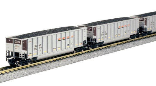 Kato 1064628 N Scale Freight Car Coalporter 8-Pack Burlington Northern Santa Fe - PowerHobby