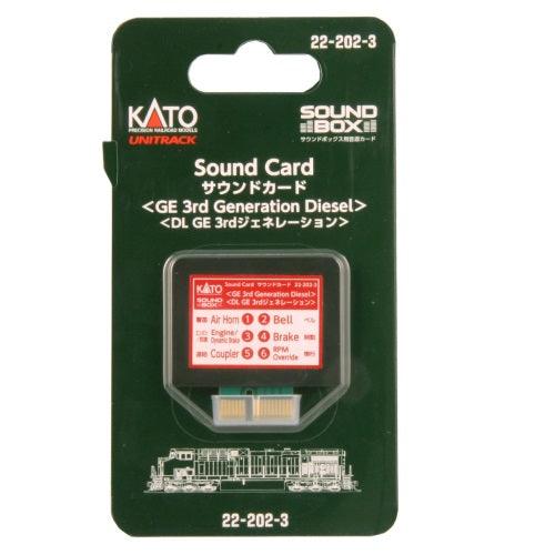 ぐ　A.KATO 11M-7 チャイコフスキー Kato 222033 HO Soundbox Sound Card Siemens ACS-64 Electric Card