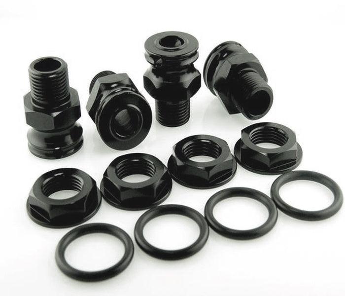 King Headz KP-446+10-BLK Xray XB8-T 17mm Wheel Hubs (+10mm) - PowerHobby