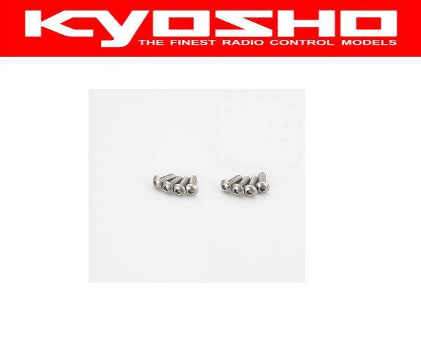 Kyosho Button Screw (Hex/Titanium) M3x8 - PowerHobby