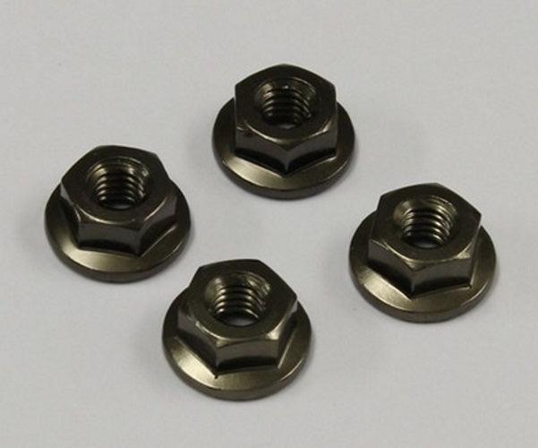 Kyosho 1-N4045FA-GM Nut (M4x4.5) Flanged (Aluminum) Lazer ZX-5 Ultima - PowerHobby
