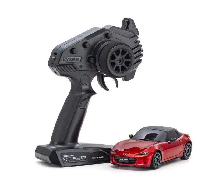 Kyosho MINI-Z RWD readyset MAZDA Roadster Soul Red Premium Metallic 32341MR - PowerHobby