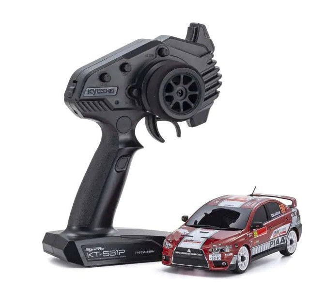 Kyosho MINI-Z AWD MITSUBISHI LANCER EVOLUTION X MITSUBISHI MOTORS DEALER TEAM PWRC2008 - PowerHobby