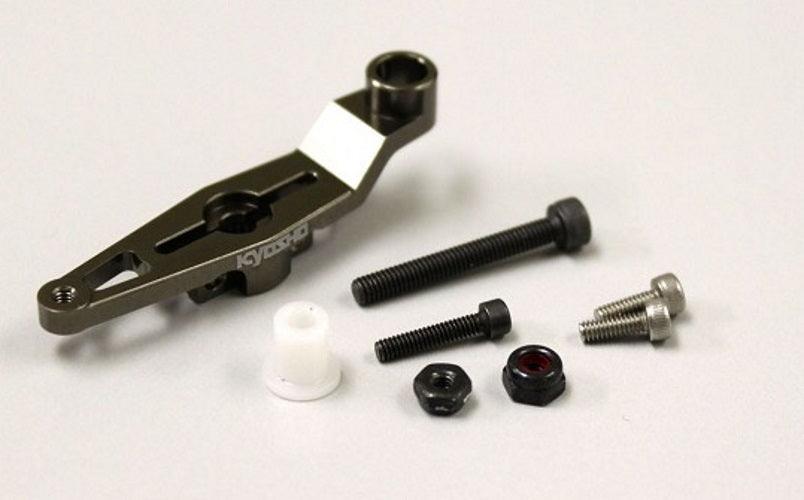 Kyosho IFW454 Aluminum Throttle Servo Horn (Futaba) Inferno MP9 / MP9e TKI4 - PowerHobby