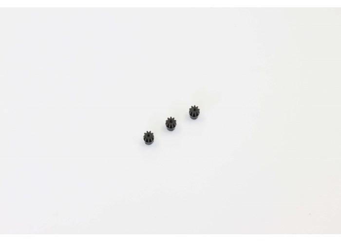 Kyosho MZ6BK-09 9T Pinion Gear Set (3) MINI-Z Series - PowerHobby