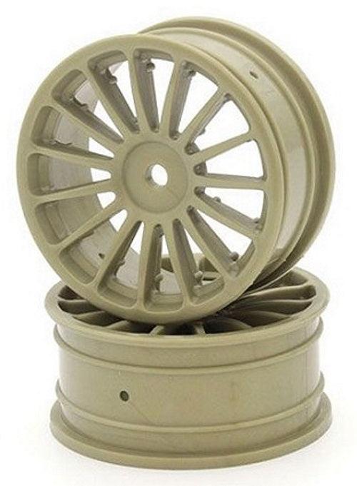 Kyosho VZH003G Wheel (15-Spoke/Gold/24mm/2Pieces) For Touring Car - PowerHobby