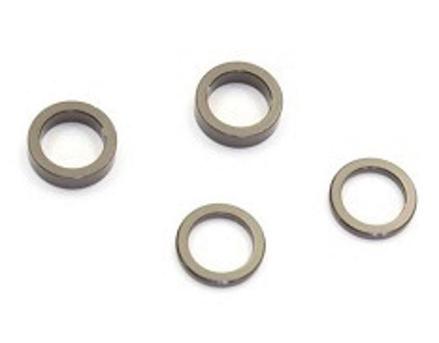 Kyosho W0149GM Aluminum Collar (5x7x1mm/2mm/Gunmetal) - PowerHobby