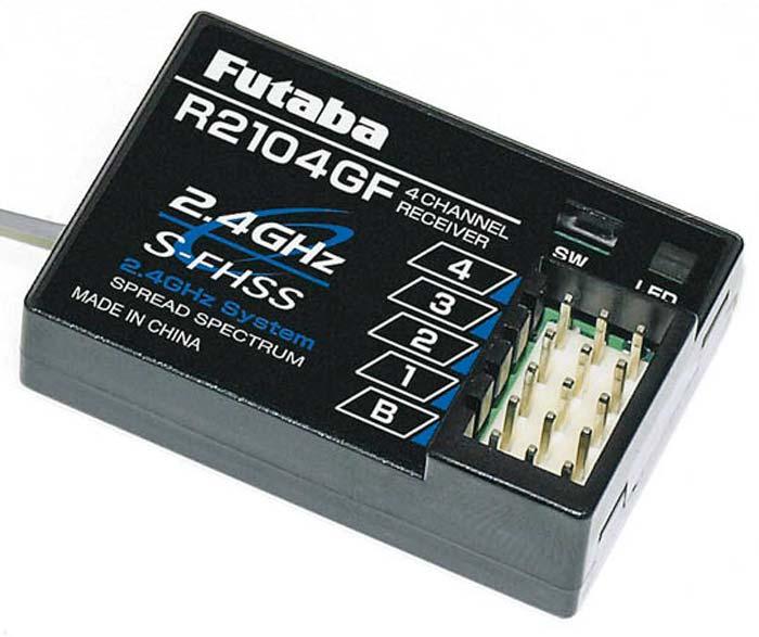 Futaba R2104GF 4-Channel 2.4GHz S-FHSS Receiver 2PL 3PL 4PL - PowerHobby