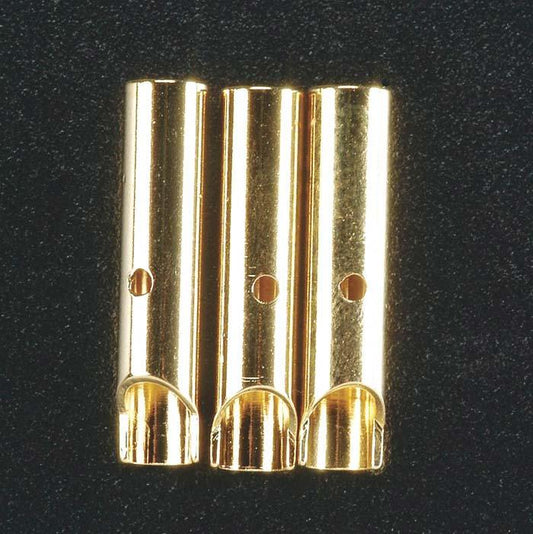 Great Planes Gold Plate Bullet Connector Female 4mm (3) GPMM3115 - PowerHobby
