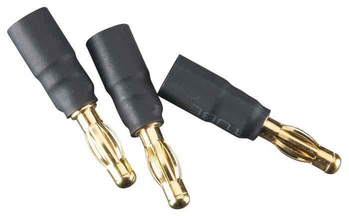 Great Planes 4mm Male/6mm Female Bullet Adapter (3) GPMM3118 - PowerHobby