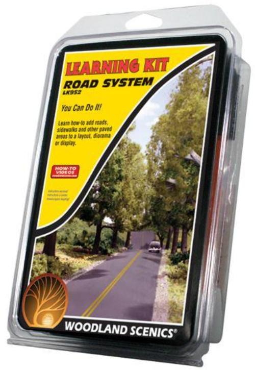 Woodland Scenics LK952 N/HO Road Building Learning Kit Train Scenery - PowerHobby