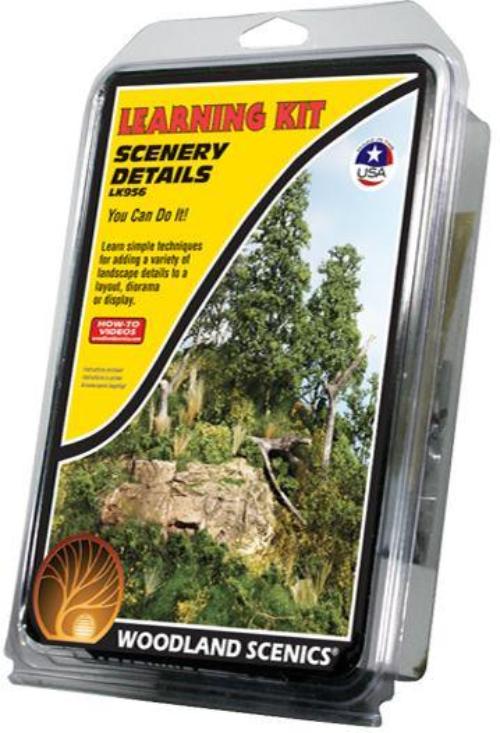 Woodland Scenics LK956 N/HO Scenery Details Learning Kit Train Scenery - PowerHobby