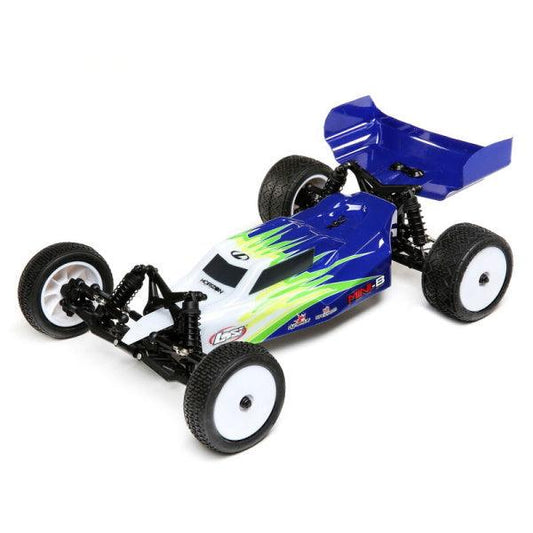 Losi LOS01016T1 1/16 Mini-B Brushed RTR 2WD Buggy Blue - PowerHobby