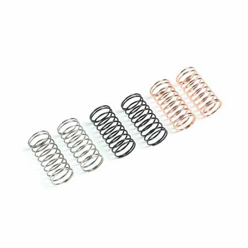 Losi LOS214018 Front Shock Springs (3 pair) : Mini-B - PowerHobby