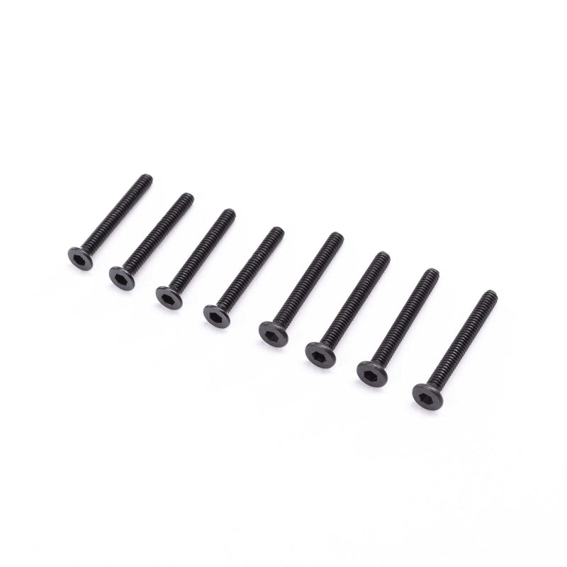 Losi LOS216007 Flathead Screws M2 x 16mm, M2 x 18mm (8) - PowerHobby