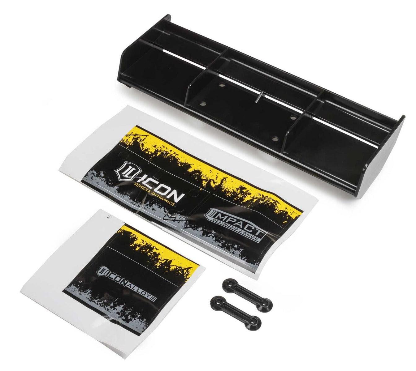 Losi LOS250053 Wing ICON Vehicle Dynamics Black DBXL 2.0 - PowerHobby