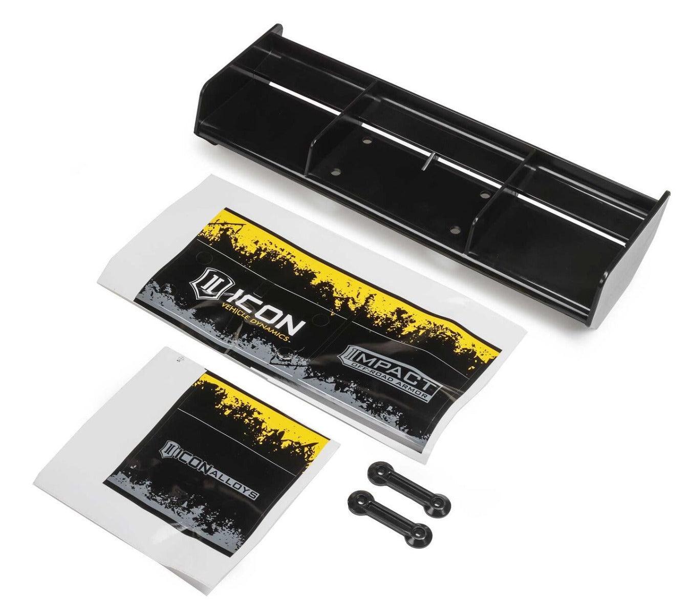 Losi LOS250053 Wing ICON Vehicle Dynamics Black DBXL 2.0 - PowerHobby
