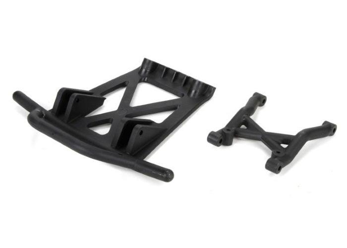Losi LOS251040 Rear Bumper Brace / Bumper Skid Plate Set MTXL - PowerHobby