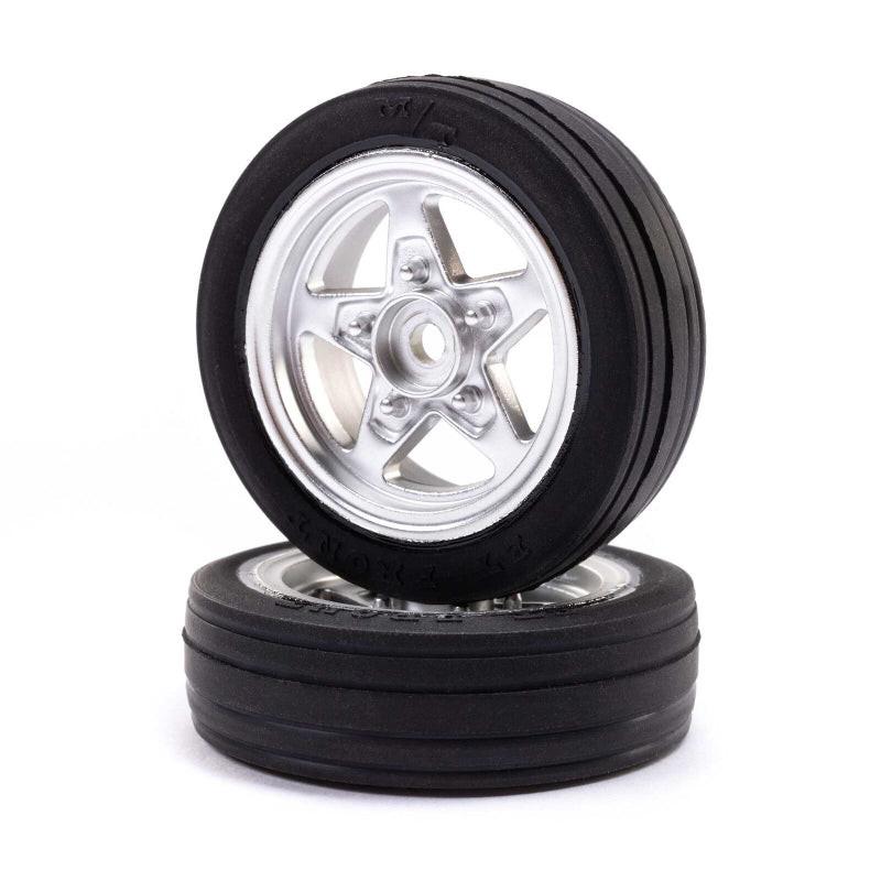 Losi LOS41040 Mickey Thompson, Front Tire Premounted 1970 Mini Drag - PowerHobby