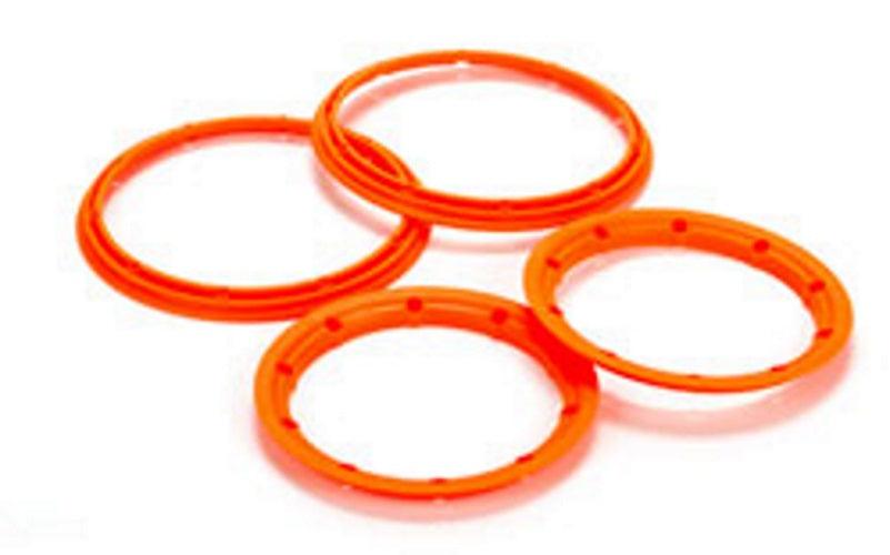 Losi LOS45007 Beadlock Set, Inner & Outer Flour Orange (2) 5ive-T - PowerHobby