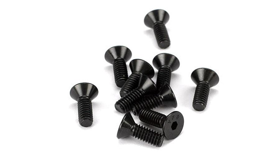 Losi LOSA6262 8-32x1/2” Flat Head Screws (10) 8ight E 4wd - PowerHobby
