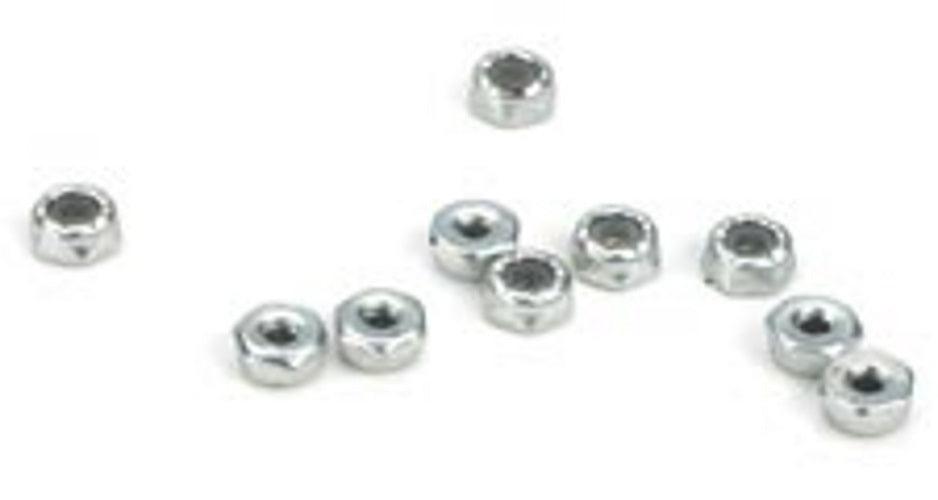 Losi LOSA6308 4-40 Steel Locking 1/2 Nuts (10) Night Crawler / 2.0 - PowerHobby