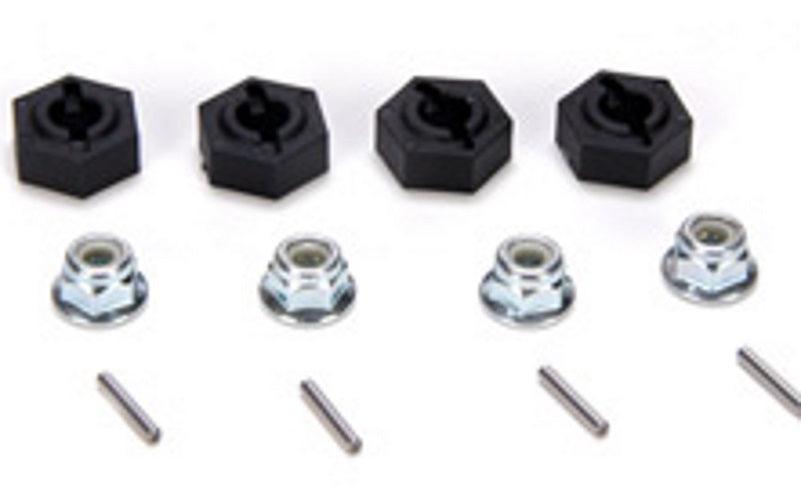 Losi LOSB3525 12mm Molded Hex Set Night Crawler / 2.0 - PowerHobby