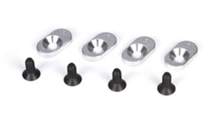 Losi LOSB5804 Engine Mount Inserts & Screws 19.5/58 (4) 5ive-T Mini Wrc - PowerHobby