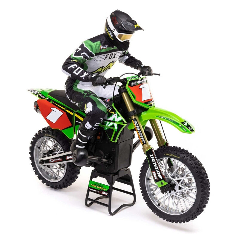 LOSI LOS06002 1/4 Promoto-MX Motorcycle RTR w/ Battery & Charger, Pro Circuit - PowerHobby