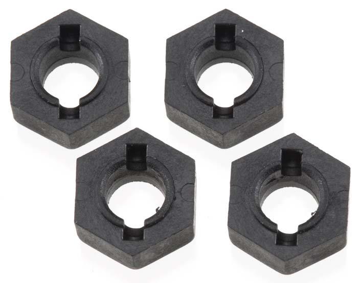 Tekno R/C TKR1654 Hex Adapters 12mm M6 Driveshafts Slash Stampede - PowerHobby