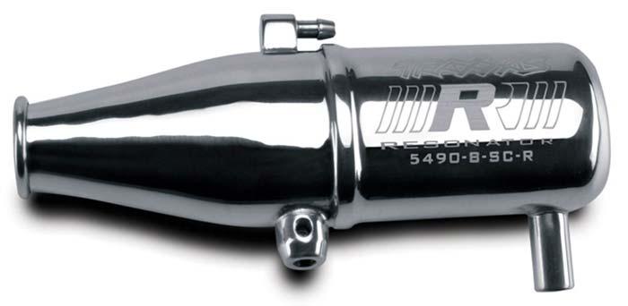 Traxxas 5490 Resonator Single Chamber Tuned Pipe Revo Slayer - PowerHobby