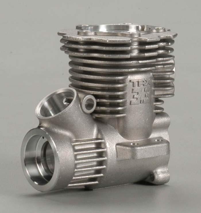 Traxxas 5225 Crankcase w/o Bearings TRX 3.3 T-Maxx Slayer Nitro 4-Tec - PowerHobby