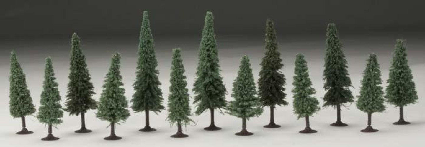 Woodland Scenics TR1586 N/HO Evergreen 4-6" (13) Train Scenery - PowerHobby